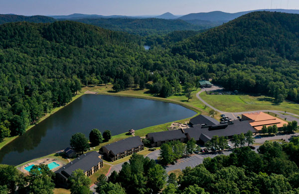Overhead image of campus with Ferndale Cutoff labeled